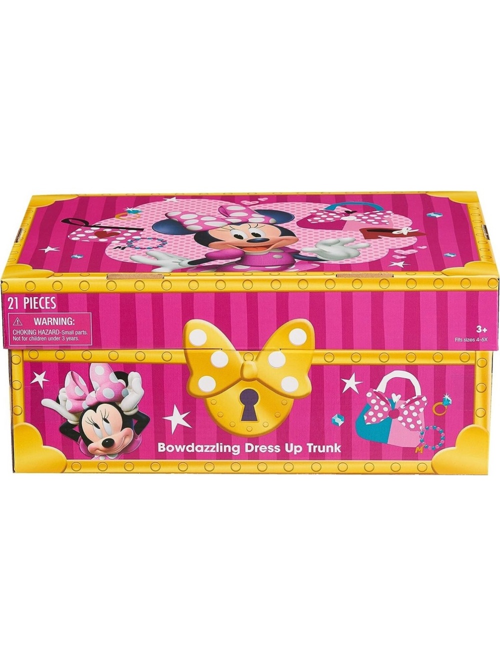 Disney Minnie Mouse Bowdazzling Dress-Up Trunk - Pink, Yellow